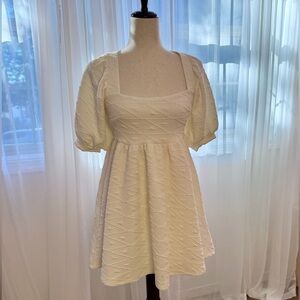 Cream Textured Fabric